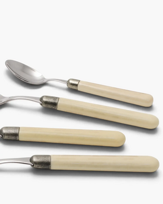 Rivadossi Sandro | Zenzero polished stainless steel cutlery set with PBT handle and antique finish ring - Buy now on ShopDecor - Discover the best products by RIVADOSSI SANDRO design