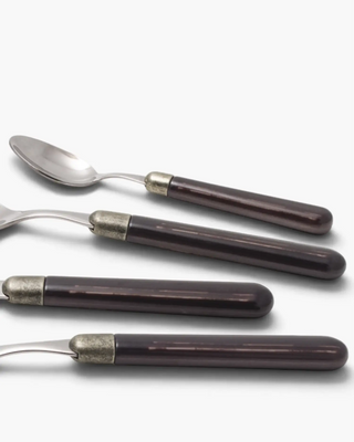 Rivadossi Sandro | Zenzero polished stainless steel cutlery set with PBT handle and antique finish ring - Buy now on ShopDecor - Discover the best products by RIVADOSSI SANDRO design
