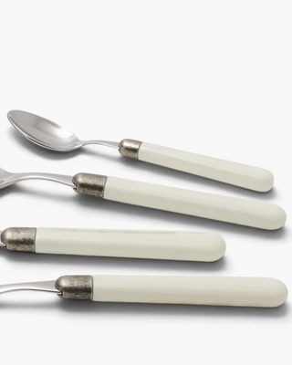 Rivadossi Sandro | Zenzero polished stainless steel cutlery set with PBT handle and antique finish ring - Buy now on ShopDecor - Discover the best products by RIVADOSSI SANDRO design