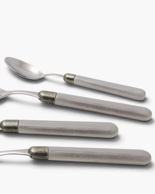 Rivadossi Sandro | Zenzero polished stainless steel cutlery set with PBT handle and antique finish ring - Buy now on ShopDecor - Discover the best products by RIVADOSSI SANDRO design