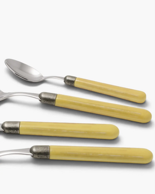 Rivadossi Sandro | Zenzero polished stainless steel cutlery set with PBT handle and antique finish ring - Buy now on ShopDecor - Discover the best products by RIVADOSSI SANDRO design