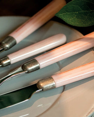 Rivadossi Sandro | Zenzero polished stainless steel cutlery set with PBT handle and antique finish ring - Buy now on ShopDecor - Discover the best products by RIVADOSSI SANDRO design