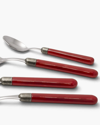 Rivadossi Sandro | Zenzero polished stainless steel cutlery set with PBT handle and antique finish ring - Buy now on ShopDecor - Discover the best products by RIVADOSSI SANDRO design