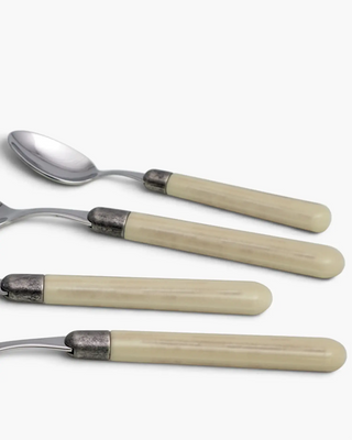 Rivadossi Sandro | Zenzero polished stainless steel cutlery set with PBT handle and antique finish ring - Buy now on ShopDecor - Discover the best products by RIVADOSSI SANDRO design