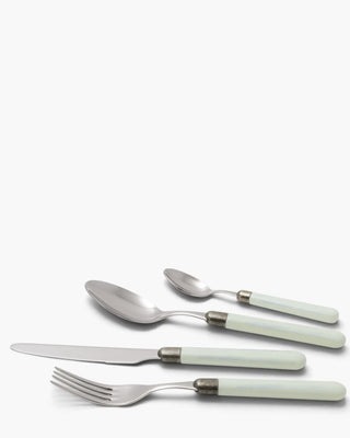 Rivadossi Sandro | Zenzero polished stainless steel cutlery set with PBT handle and antique finish ring Sky Blue 04 Set 24 - Buy now on ShopDecor - Discover the best products by RIVADOSSI SANDRO design