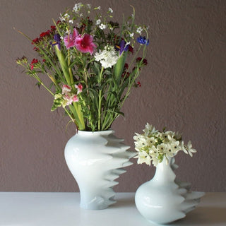 Rosenthal Fast decorative vase h 27 cm - white glazed - Buy now on ShopDecor - Discover the best products by ROSENTHAL design