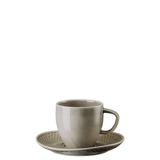 Rosenthal Junto espresso cup and saucer porcelain Rosenthal Junto Pearl Grey - Buy now on ShopDecor - Discover the best products by ROSENTHAL design
