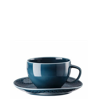 Rosenthal Junto tea cup and saucer low porcelain Rosenthal Junto Ocean Blue - Buy now on ShopDecor - Discover the best products by ROSENTHAL design