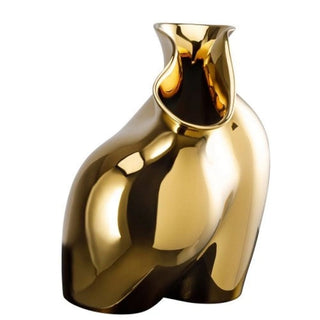 Rosenthal La Chute decorative vase h 26 cm - gold titanium - Buy now on ShopDecor - Discover the best products by ROSENTHAL design