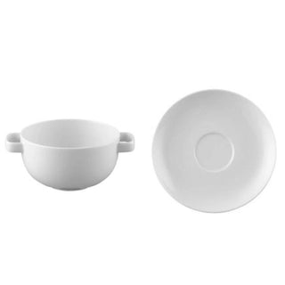 Rosenthal Moon creamsoup cup and saucer - white porcelain - Buy now on ShopDecor - Discover the best products by ROSENTHAL design