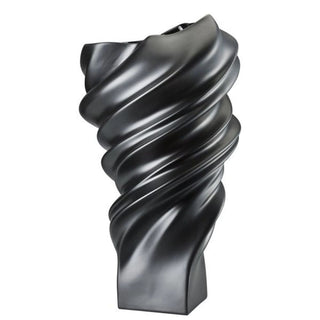 Rosenthal Squall decorative vase h 32 cm - black mat - Buy now on ShopDecor - Discover the best products by ROSENTHAL design