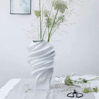 Rosenthal Squall decorative vase h 32 cm - white glazed - Buy now on ShopDecor - Discover the best products by ROSENTHAL design