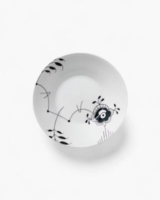 Royal Copenhagen Fluted Mega deep plate Black 24 cm - 9.45 in - Buy now on ShopDecor - Discover the best products by ROYAL COPENHAGEN design