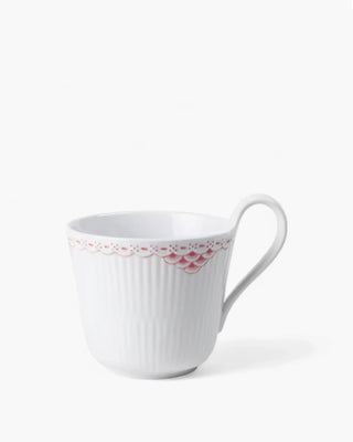 Royal Copenhagen Coral Lace cup with high handle 33 cl - 11.16 oz - Buy now on ShopDecor - Discover the best products by ROYAL COPENHAGEN design