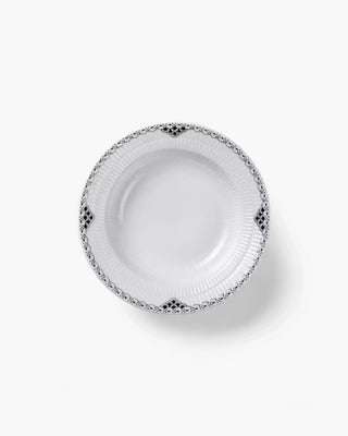 Royal Copenhagen Black Lace deep plate 21 cm - 8.27 in - Buy now on ShopDecor - Discover the best products by ROYAL COPENHAGEN design