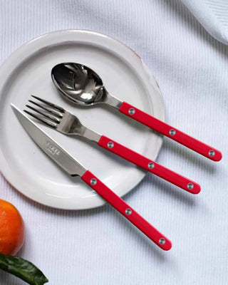 Sabre Paris Bistrot Shiny stainless steel dessert spoon with nylon handle - Buy now on ShopDecor - Discover the best products by SABRE PARIS design