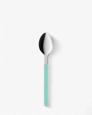 Sabre Paris Bistrot Shiny stainless steel dessert spoon with nylon handle Sabre Paris Turquoise - Buy now on ShopDecor - Discover the best products by SABRE PARIS design