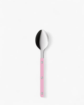 Sabre Paris Bistrot Shiny stainless steel dessert spoon with nylon handle Sabre Paris Pink - Buy now on ShopDecor - Discover the best products by SABRE PARIS design