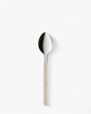 Sabre Paris Bistrot Shiny stainless steel dessert spoon with nylon handle Sabre Paris Light Kaki - Buy now on ShopDecor - Discover the best products by SABRE PARIS design