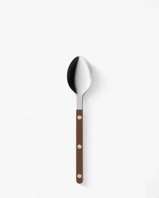 Sabre Paris Bistrot Shiny stainless steel dessert spoon with nylon handle Sabre Paris Chocolate - Buy now on ShopDecor - Discover the best products by SABRE PARIS design