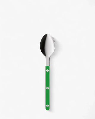 Sabre Paris Bistrot Shiny stainless steel dessert spoon with nylon handle Sabre Paris Garden Green - Buy now on ShopDecor - Discover the best products by SABRE PARIS design