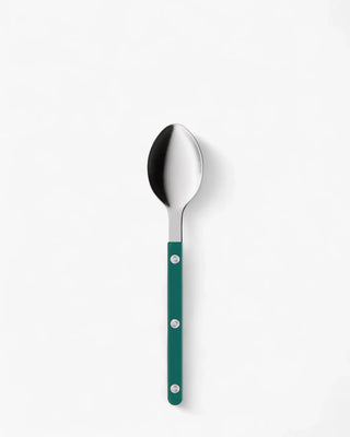 Sabre Paris Bistrot Shiny stainless steel dessert spoon with nylon handle Sabre Paris Aquamarine - Buy now on ShopDecor - Discover the best products by SABRE PARIS design