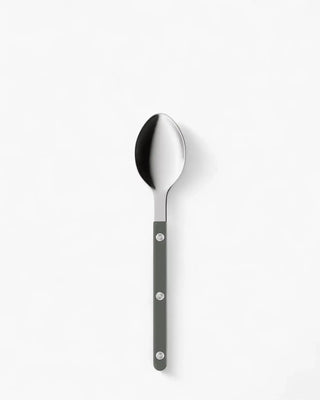 Sabre Paris Bistrot Shiny stainless steel dessert spoon with nylon handle Sabre Paris Dark Grey - Buy now on ShopDecor - Discover the best products by SABRE PARIS design