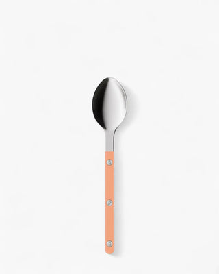 Sabre Paris Bistrot Shiny stainless steel dessert spoon with nylon handle Sabre Paris Nude Pink - Buy now on ShopDecor - Discover the best products by SABRE PARIS design