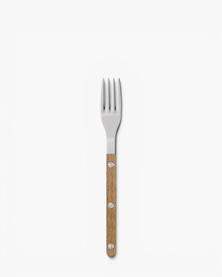 Sabre Paris Bistrot Teak stainless steel dessert fork with wood handle