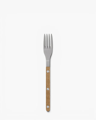 Sabre Paris Bistrot Teak stainless steel dessert fork with wood handle