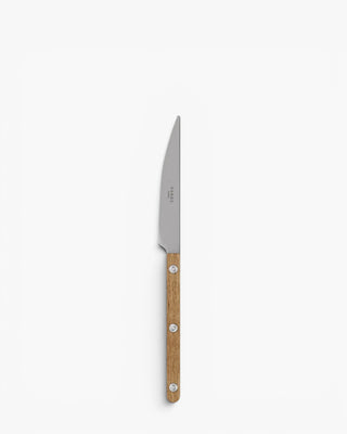 Sabre Paris Bistrot Teak stainless steel dessert knife with wood handle