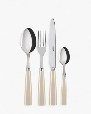 Sabre Paris Icône 24-piece stainless steel cutlery set with acrylic handles Sabre Paris Pearl - Buy now on ShopDecor - Discover the best products by SABRE PARIS design