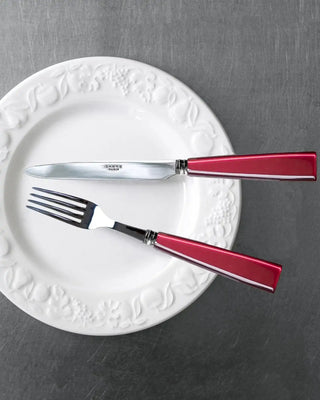 Sabre Paris Icône 24-piece stainless steel cutlery set with acrylic handles - Buy now on ShopDecor - Discover the best products by SABRE PARIS design