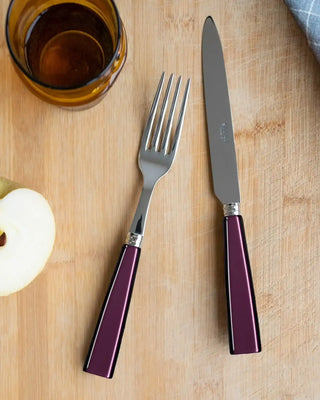 Sabre Paris Icône 24-piece stainless steel cutlery set with acrylic handles - Buy now on ShopDecor - Discover the best products by SABRE PARIS design