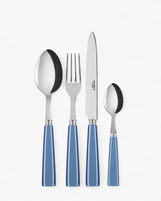 Sabre Paris Icône 24-piece stainless steel cutlery set with acrylic handles Sabre Paris Light Blue - Buy now on ShopDecor - Discover the best products by SABRE PARIS design