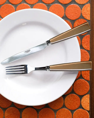 Sabre Paris Icône 24-piece stainless steel cutlery set with acrylic handles - Buy now on ShopDecor - Discover the best products by SABRE PARIS design
