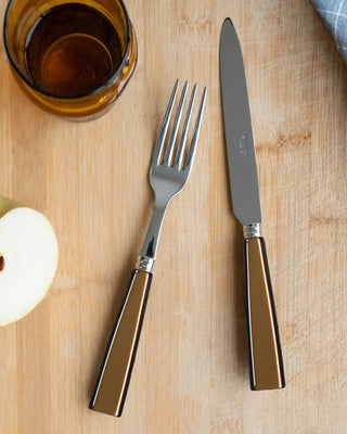 Sabre Paris Icône 24-piece stainless steel cutlery set with acrylic handles - Buy now on ShopDecor - Discover the best products by SABRE PARIS design