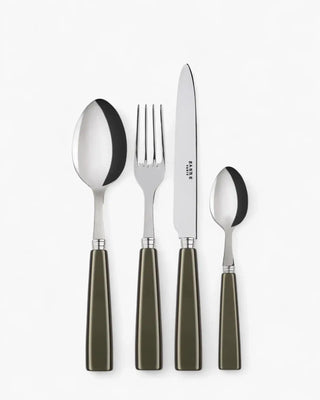 Sabre Paris Icône 24-piece stainless steel cutlery set with acrylic handles Sabre Paris Olive - Buy now on ShopDecor - Discover the best products by SABRE PARIS design
