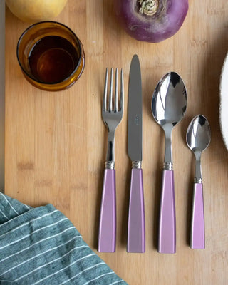 Sabre Paris Icône 24-piece stainless steel cutlery set with acrylic handles - Buy now on ShopDecor - Discover the best products by SABRE PARIS design