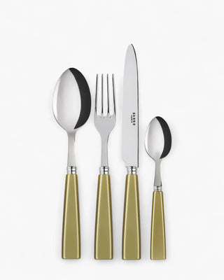 Sabre Paris Icône 24-piece stainless steel cutlery set with acrylic handles Sabre Paris Moss - Buy now on ShopDecor - Discover the best products by SABRE PARIS design