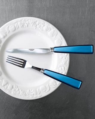 Sabre Paris Icône 5-piece stainless steel cutlery set with acrylic handles - Buy now on ShopDecor - Discover the best products by SABRE PARIS design