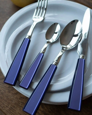 Sabre Paris Icône 5-piece stainless steel cutlery set with acrylic handles - Buy now on ShopDecor - Discover the best products by SABRE PARIS design