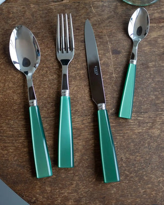 Sabre Paris Icône 5-piece stainless steel cutlery set with acrylic handles - Buy now on ShopDecor - Discover the best products by SABRE PARIS design