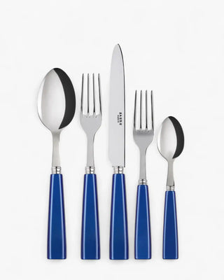 Sabre Paris Icône 5-piece stainless steel cutlery set with acrylic handles Sabre Paris Lapis Blue - Buy now on ShopDecor - Discover the best products by SABRE PARIS design
