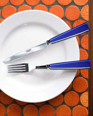Sabre Paris Icône 5-piece stainless steel cutlery set with acrylic handles - Buy now on ShopDecor - Discover the best products by SABRE PARIS design