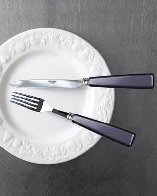 Sabre Paris Icône 5-piece stainless steel cutlery set with acrylic handles - Buy now on ShopDecor - Discover the best products by SABRE PARIS design