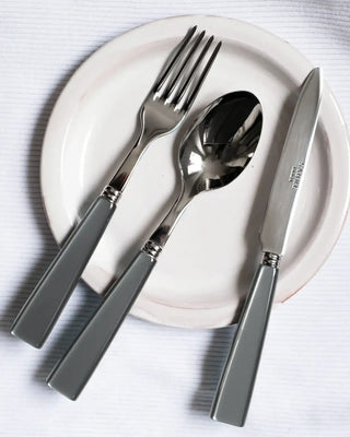 Sabre Paris Icône stainless steel dessert fork with acrylic handle - Buy now on ShopDecor - Discover the best products by SABRE PARIS design