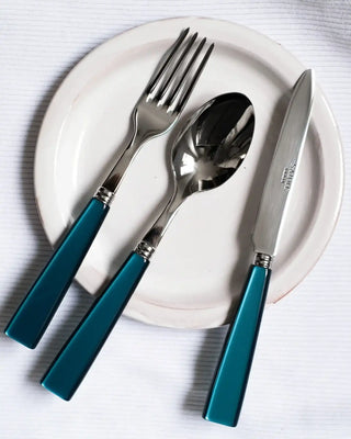 Sabre Paris Icône stainless steel dessert fork with acrylic handle - Buy now on ShopDecor - Discover the best products by SABRE PARIS design