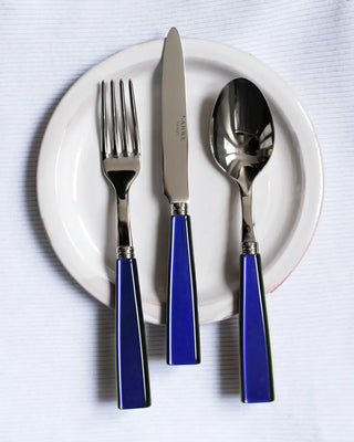 Sabre Paris Icône stainless steel dessert fork with acrylic handle - Buy now on ShopDecor - Discover the best products by SABRE PARIS design