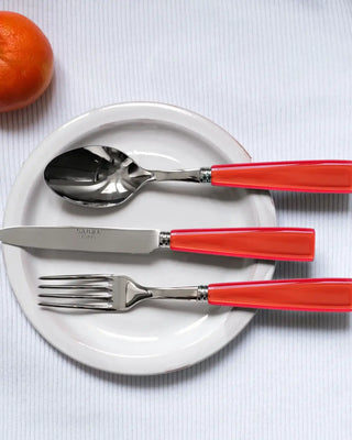 Sabre Paris Icône stainless steel dessert knife with acrylic handle - Buy now on ShopDecor - Discover the best products by SABRE PARIS design